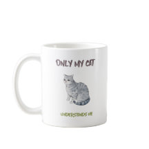 Alleen mijn kat begrijpt me grappige huisdiermeme