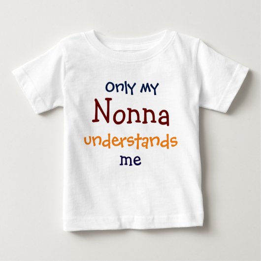 Alleen mijn nonna begrijpt het T-shirt van mijn ki (Voorkant)