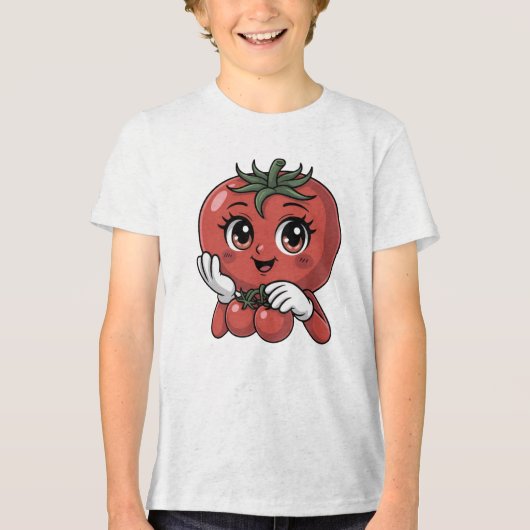Alleen Mijn Tomaat Tri-Blend Shirt (Voorkant)