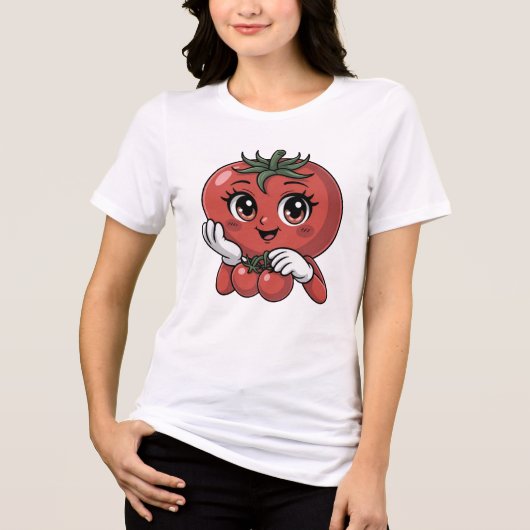 Alleen Mijn Tomaat Tri-Blend Shirt (Voorkant)