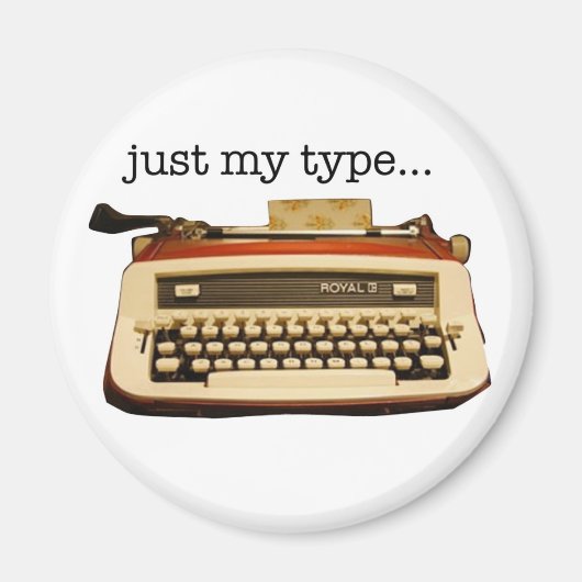 Alleen mijn type... magneet (Voorkant)