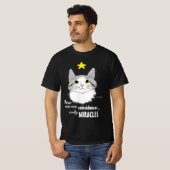 Alleen MIRACLES Gizmo Ragdoll Cat Inspirerend T-shirt (Voorkant volledig)