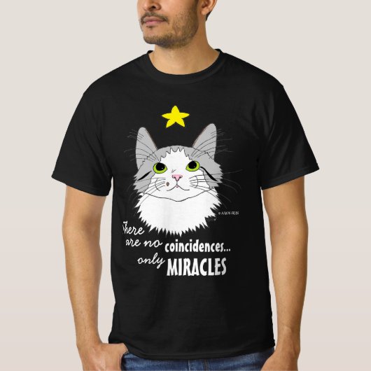 Alleen MIRACLES Gizmo Ragdoll Cat Inspirerend T-shirt (Voorkant)