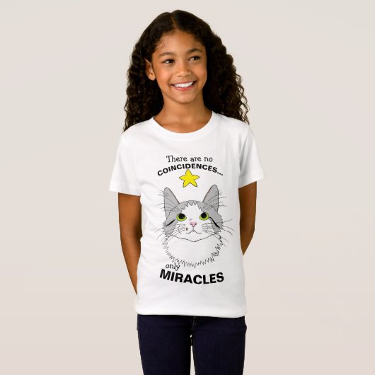 Alleen MIRACLES Gizmo Ragdoll Cat Inspirerend T-shirt (Voorkant volledig)