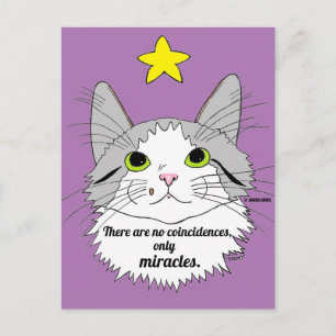 Alleen Mirakels Inspirerende Ragdoll Kat Briefkaart