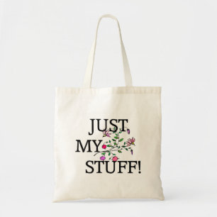 Alleen m'n spullen. Floral Bag Tote Bag