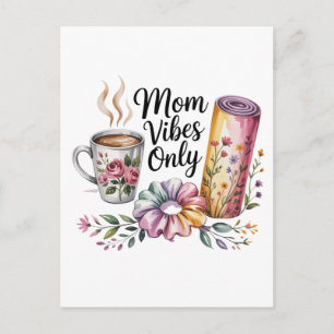 Alleen moeder vibes briefkaart