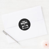 Alleen moslims kunnen de wereld van de islam veran ronde sticker (Envelop)