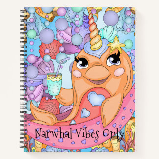Alleen Narwhal-vibes Notitieboek