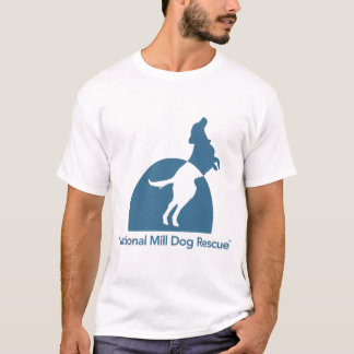 Alleen nationale Mill Dog Rescue Logo T-shirt