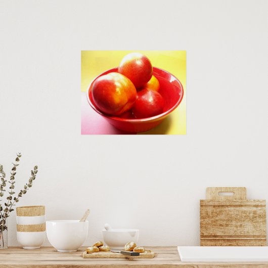 Alleen Nectarines Poster (Keuken)