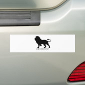 ALLEEN NIET SNEL LOPEN BUMPERSTICKER (Op auto)