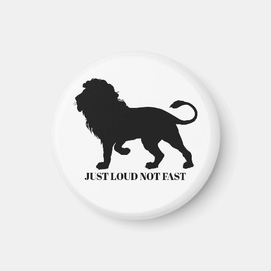 ALLEEN NIET SNEL LOPEN MAGNEET (Voorkant)