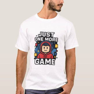 Alleen Nog Één Game Gamer Sticker T-shirt