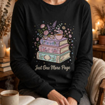 Alleen Nog Eén Pagina Bloemige Boeken Lezen Ontwer