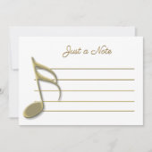 Alleen notities voor Gold Music Note (Voorkant)