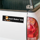 Alleen Nuke-em Bumpersticker (Op Truck)