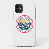 Alleen Ocean Surfing Summer Vibes Case-Mate iPhone Case (Achterkant)