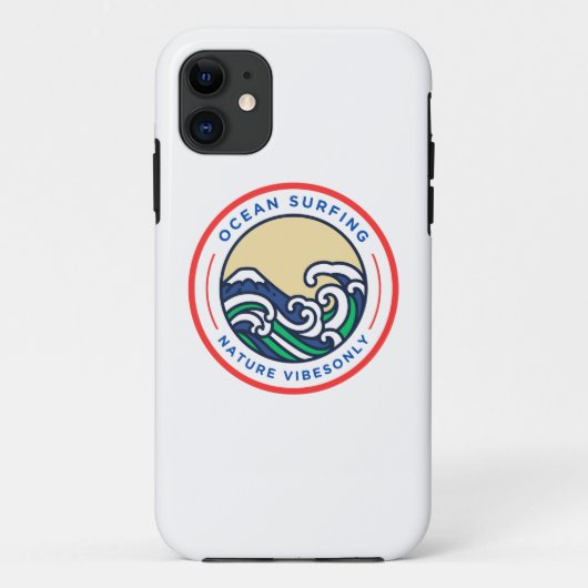 Alleen Ocean Surfing Summer Vibes Case-Mate iPhone Case (Achterkant)
