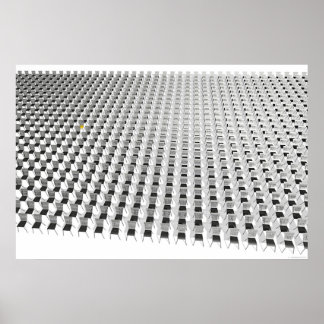 Alleen of uniek poster