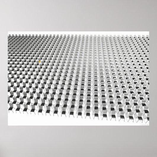 Alleen of uniek poster (Voorkant)