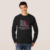 Alleen offroading heeft geen einde t-shirt (Voorkant volledig)