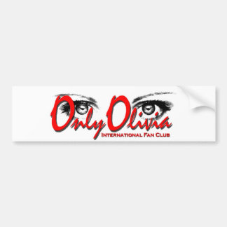 Alleen Olivia Bumpersticker