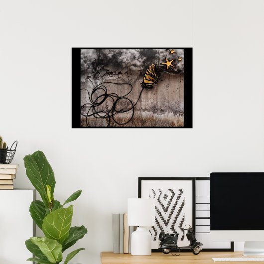 alleen om de sterren aan te raken poster (Thuiskantoor)