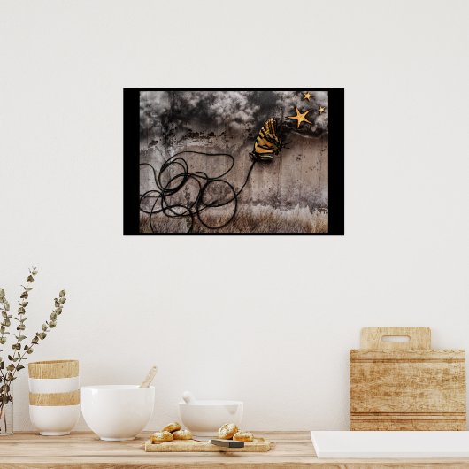 alleen om de sterren aan te raken poster (Keuken)