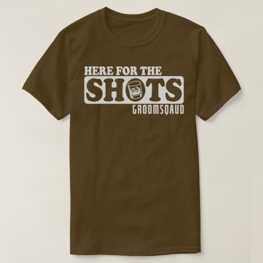 Alleen om hier te drinken. t-shirt (Design voorkant)