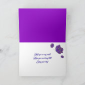 Alleen omdat grote vlinders en bloemen kaart (Binnen)