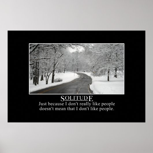 Alleen omdat ik niet van mensen hou, betekent niet poster (Voorkant)