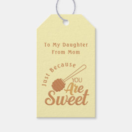 Alleen Omdat Je Lief Bent Cadeaulabel