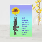 Alleen omdat we een wapenpas hebben kaart (Gele Bloem)