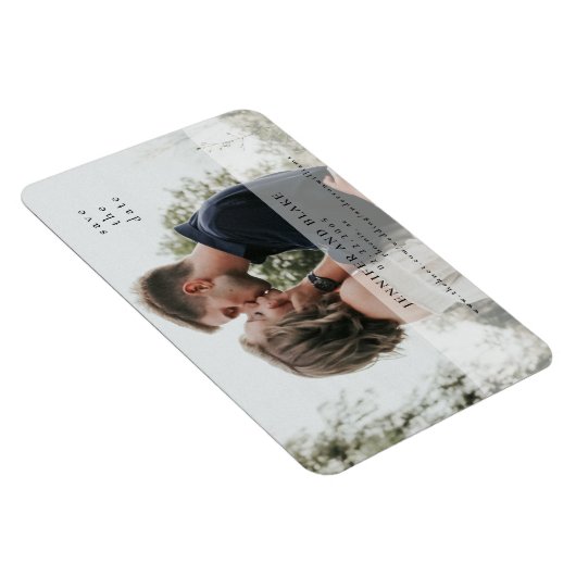 Alleen ons fotohuwelijk bewaart de datum magneet (Rechterzijde)