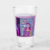 Alleen op de Dance Floor Glass Cup Glas (Achterkant)
