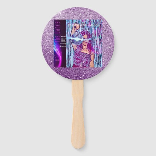 Alleen op de Dance Floor Handwaaier (Achterkant)
