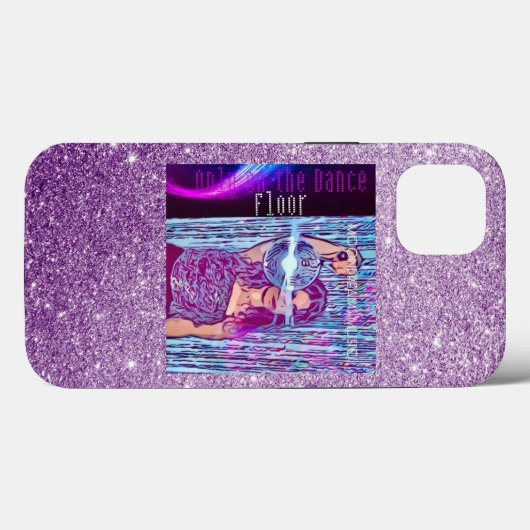 Alleen op de Dance Floor iPhone Case (Achterkant (horizontaal))