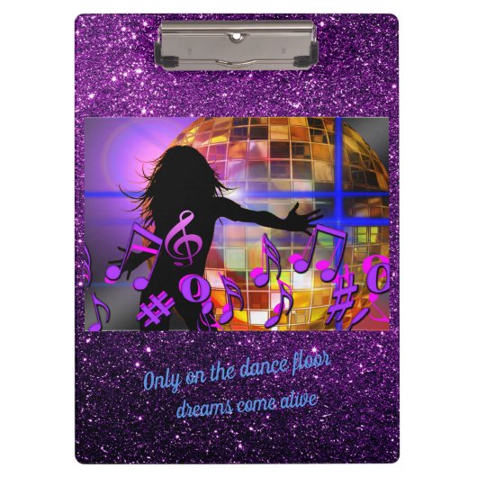 Alleen op de Dance Floor Klembord (Voorkant)