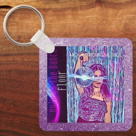 Alleen op de Dance Floor Sleutelhanger (Voorkant)