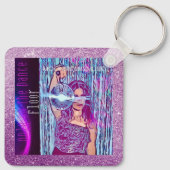 Alleen op de Dance Floor Sleutelhanger (Achterkant)