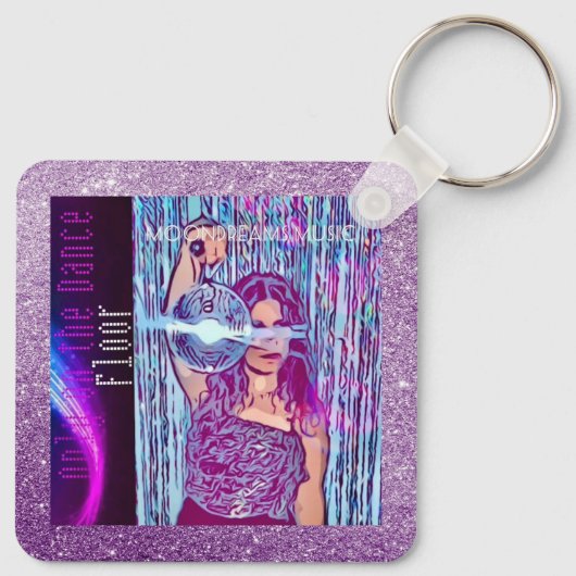 Alleen op de Dance Floor Sleutelhanger (Achterkant)