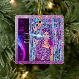 Alleen op de Dance Floor Square Ornament