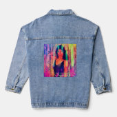 Alleen op de dansvloer remix denim jacket (Achterkant)
