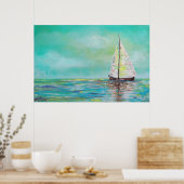 Alleen op het Poster Zee (Keuken)