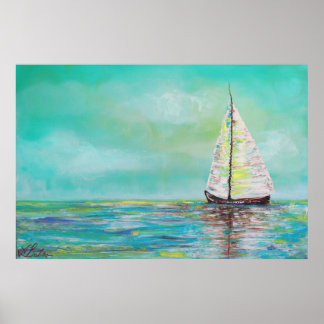 Alleen op het Poster Zee