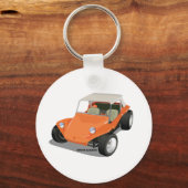 Alleen Oranje manx Sleutelhanger (Voorkant)