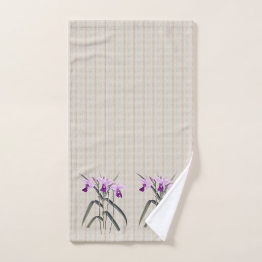 Alleen Orchids Bath Towel Set Bad Handdoek (Handdoek)