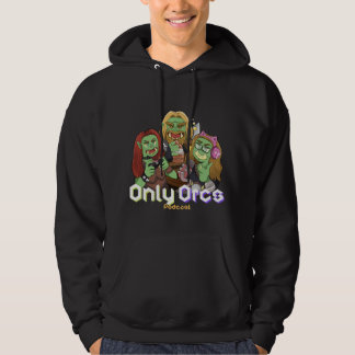 Alleen Orcs Podcast Mannen Hoodie - zwart
