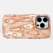alleen paarden oranje half parel Case-Mate iPhone case (Achterkant (horizontaal))